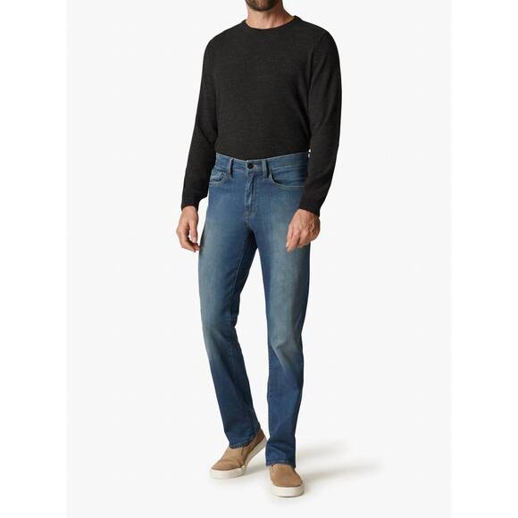 NEW 34 HERITAGE charisma relaxed straight jeans in mid cashmere